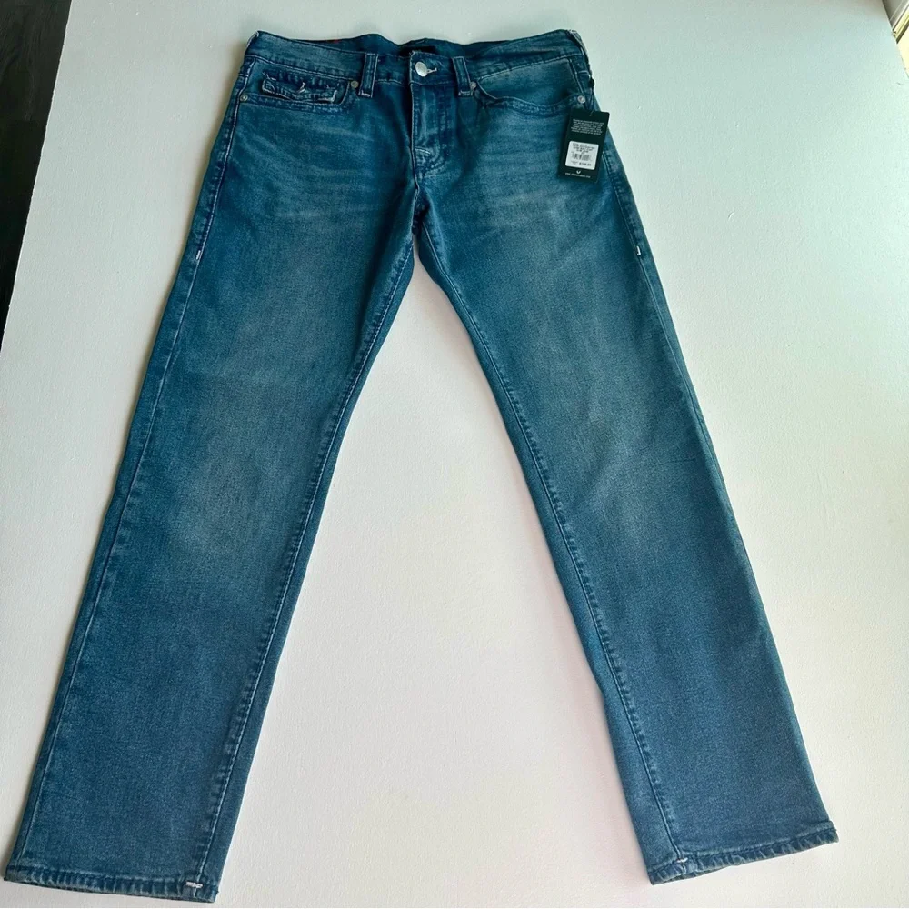 True Religion Geno Relaxed Slim Flap Pockets Mens Size 33 NWT